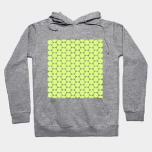 Concentric hexagons - green Hoodie